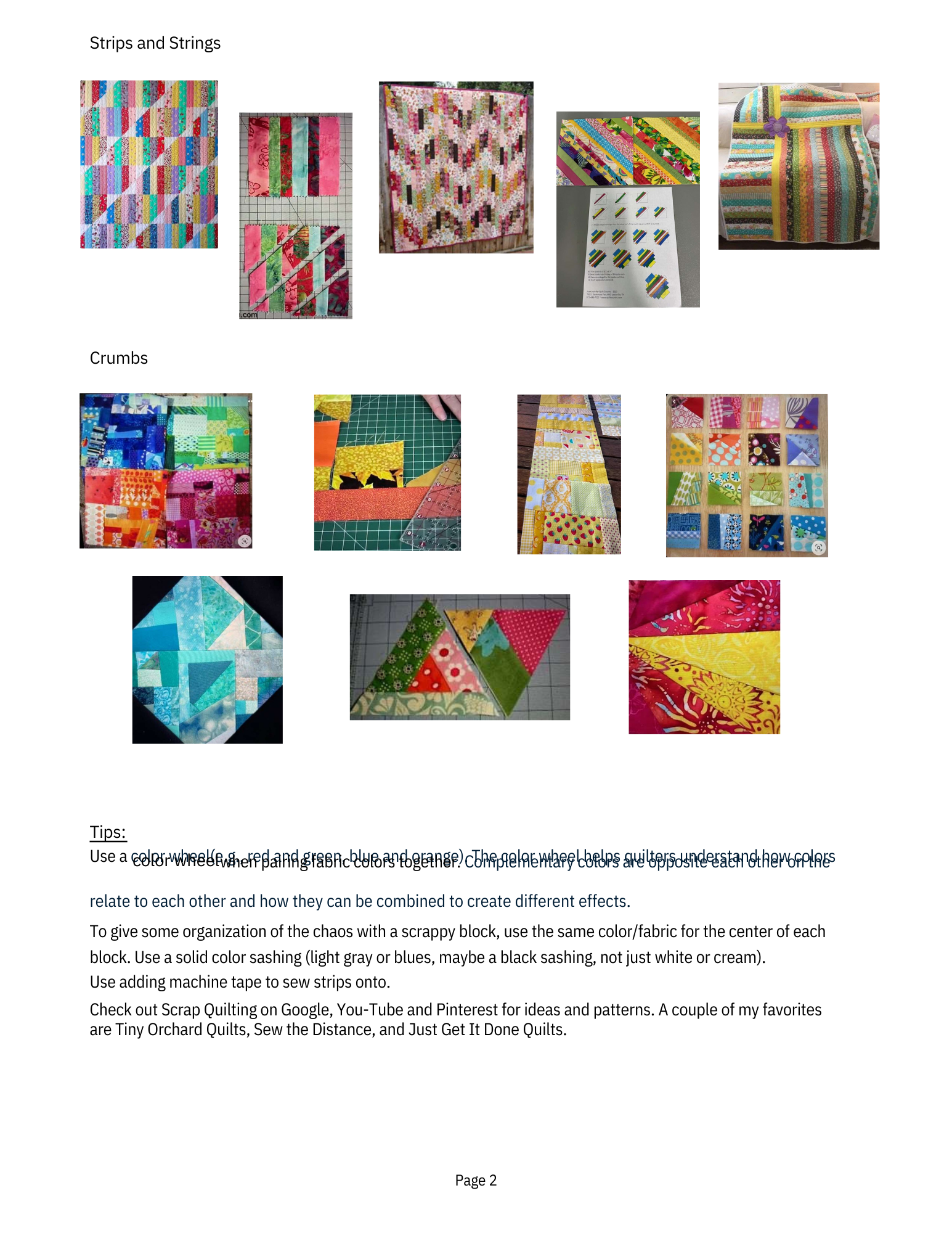 Scrap Quilting - Part 2